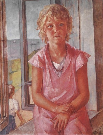 La figlia del pescatore da Kuzma Petrov Vodkin
